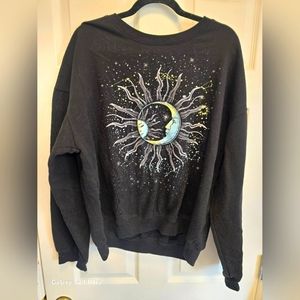 Womans black sweater